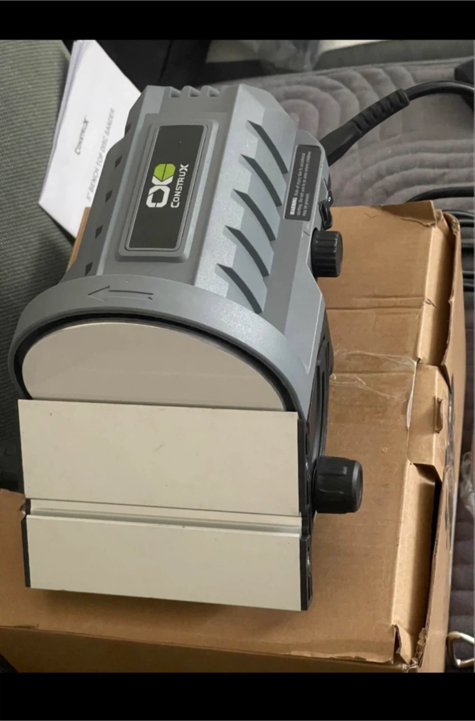 CONSTRUX 5" Benchtop Disc Sander - photo 5
