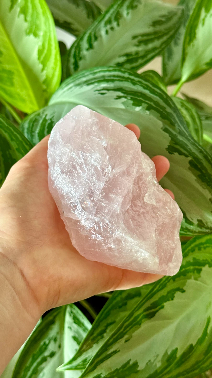 Raw Rose Quartz Crystal From Madagascar - photo 3