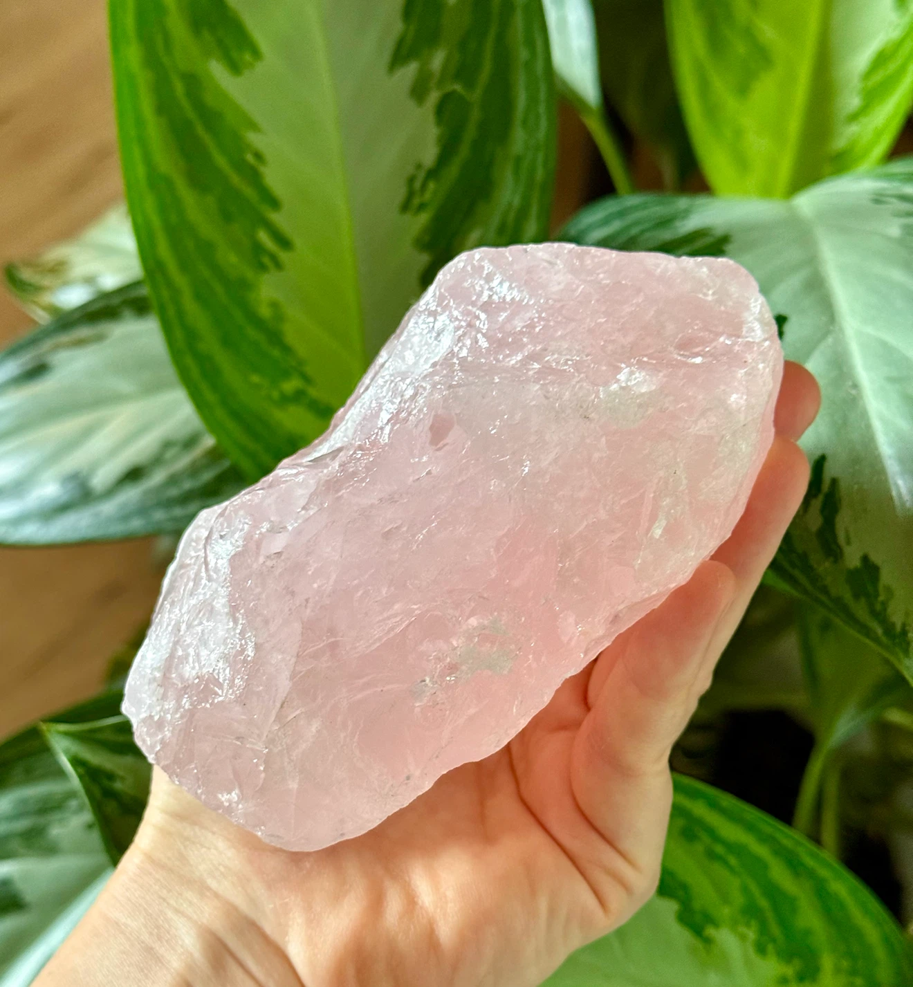 Raw Rose Quartz Crystal From Madagascar - photo 5