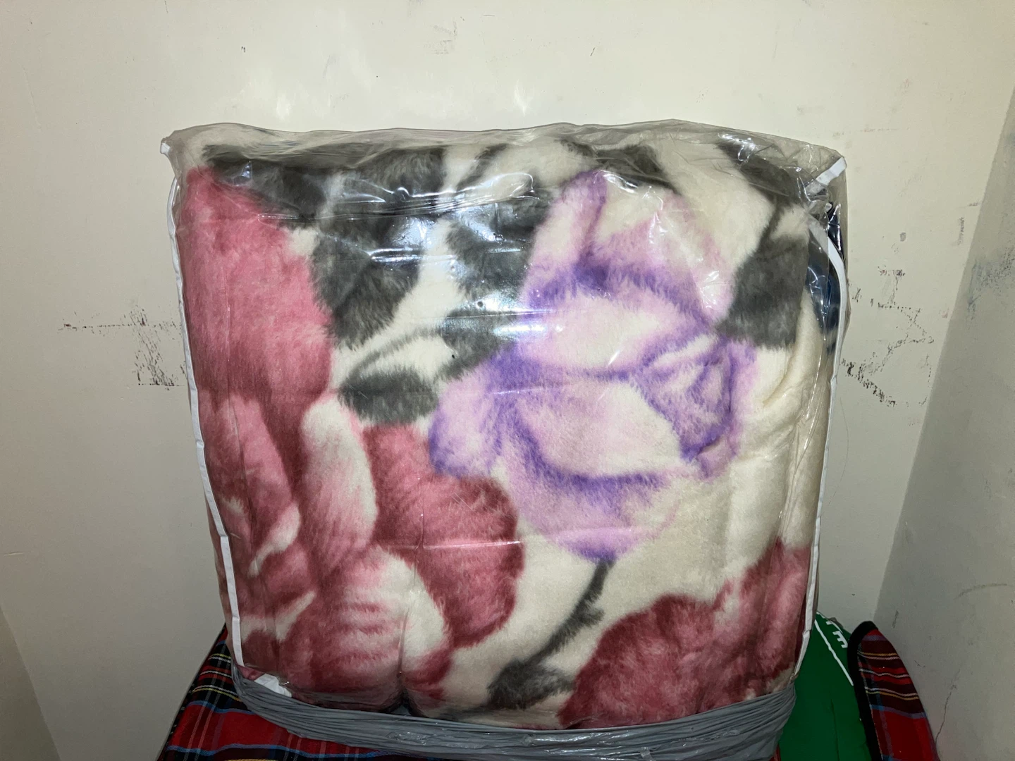 Floral Patterned Fleece Blanket