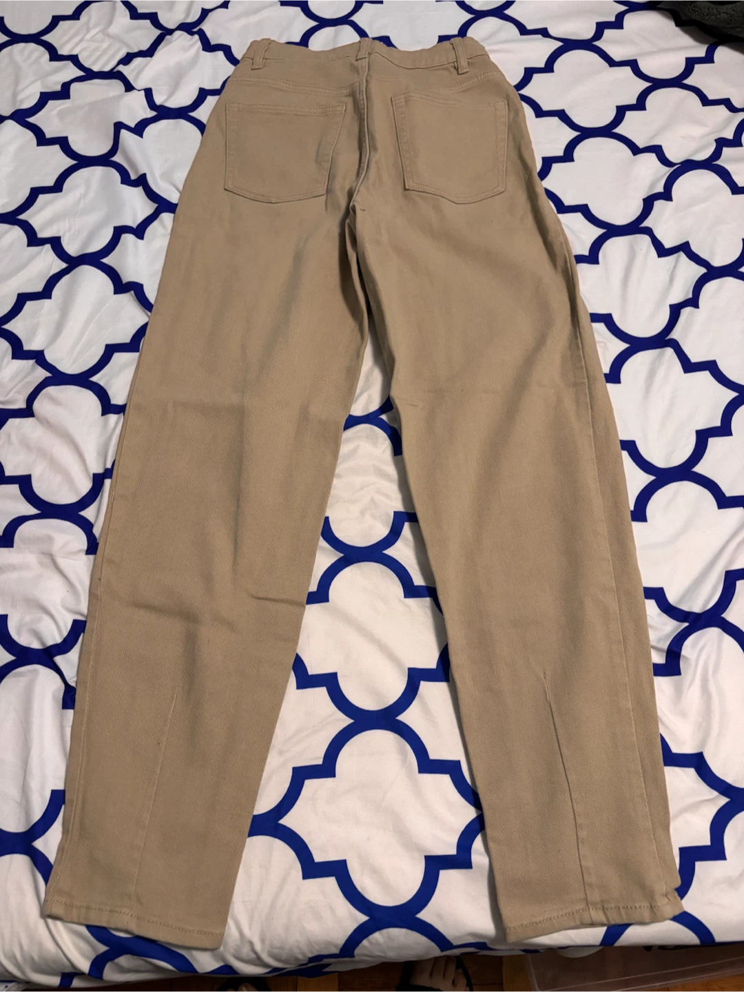 H&M Divided Beige Straight Leg Pants Size 2 - photo 3