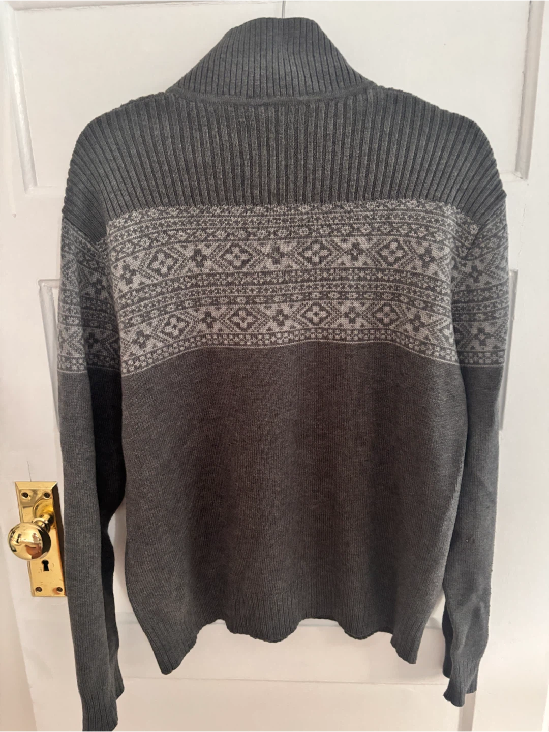 Victorinox Shawl Collar Fair Isle Sweater - photo 4