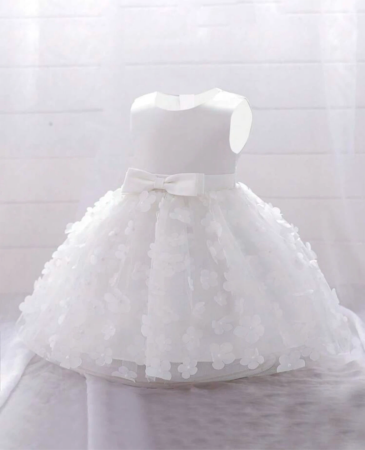 White Flower Girl Dress - photo 3