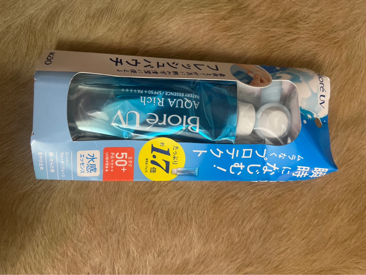 Biore UV Aqua Rich Watery Essence Sunscreen SPF50+ PA++++ 120g