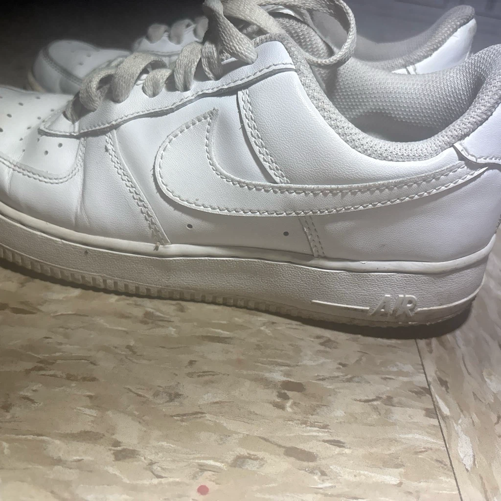 Nike Air Force 1 White Sneakers - photo 2