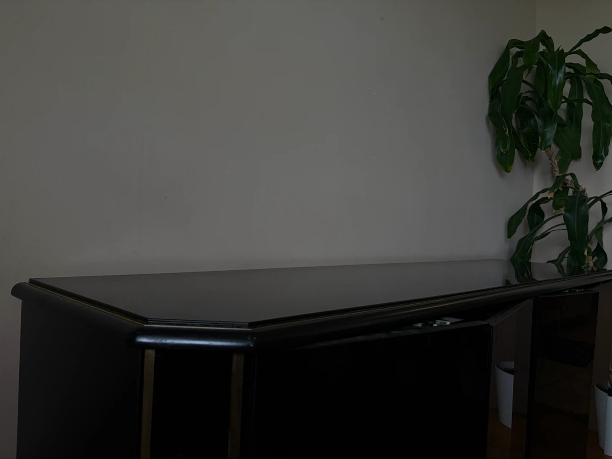 Modern Black High-Gloss Sideboard - photo 2