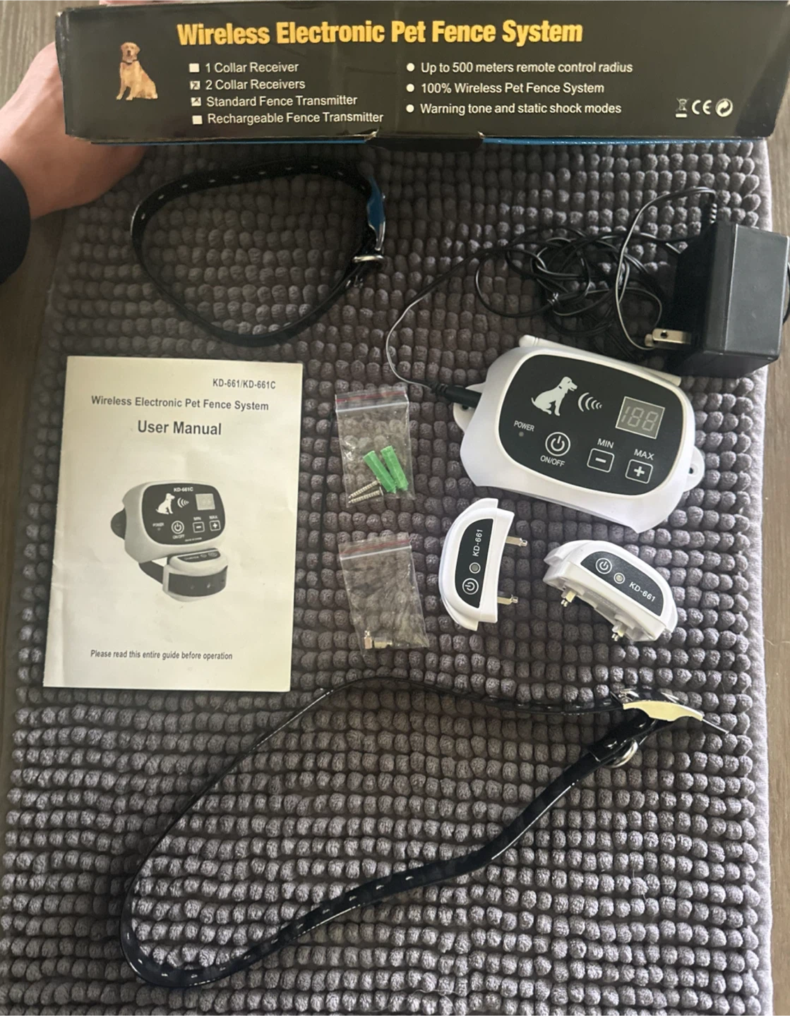KD-661 Wireless Electronic Pet Fence System - photo 2