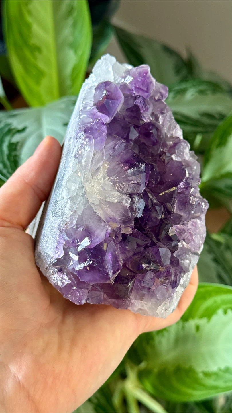 Raw Brazilian Stand-Up Amethyst Crystal - photo 2