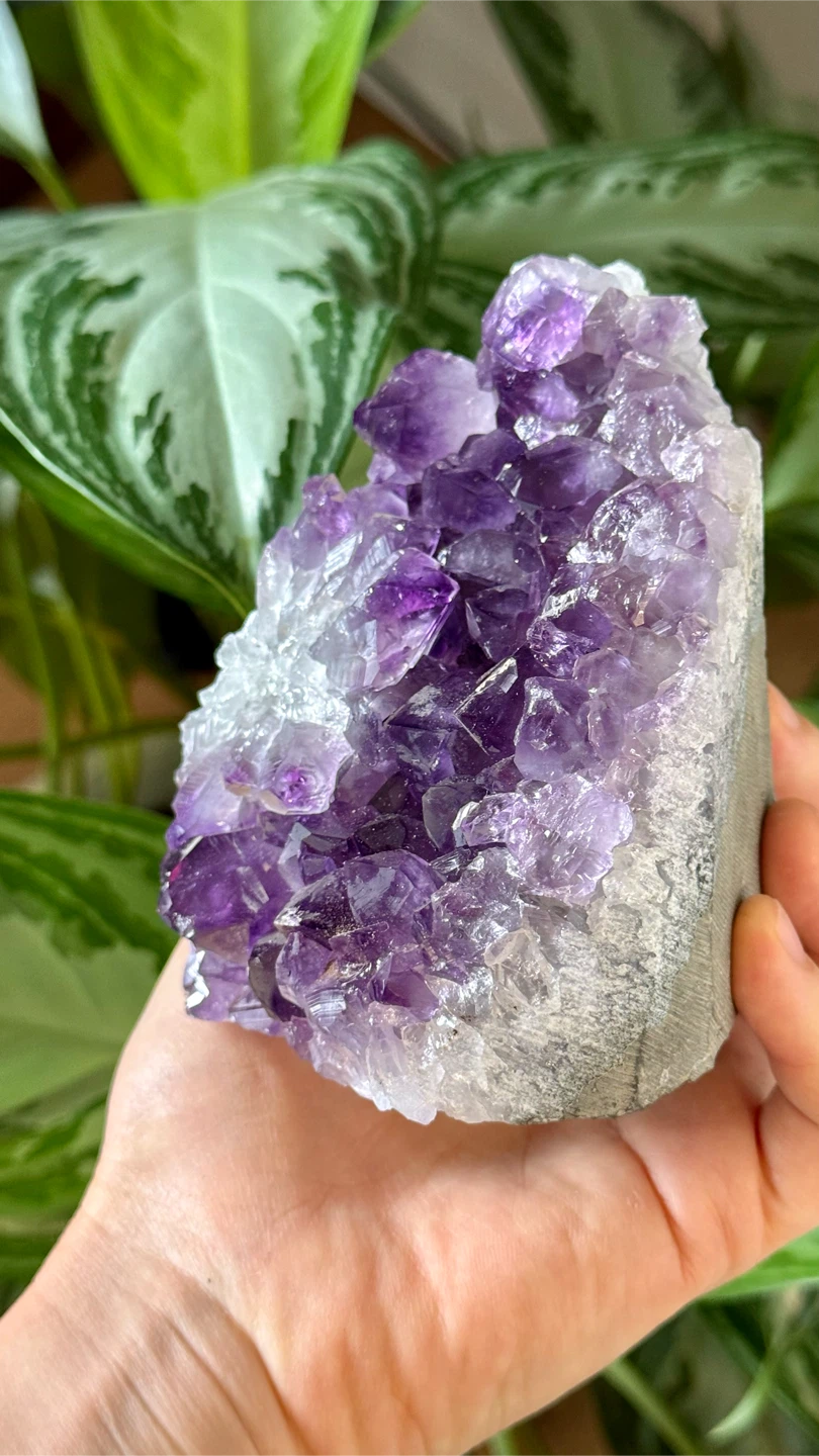 Raw Brazilian Stand-Up Amethyst Crystal - photo 3