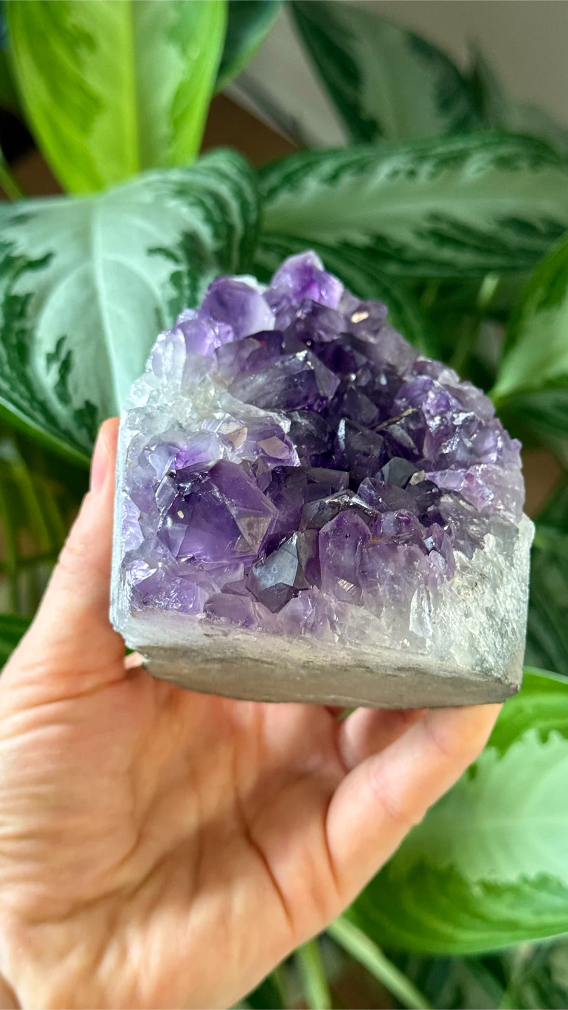 Raw Brazilian Stand-Up Amethyst Crystal - photo 4