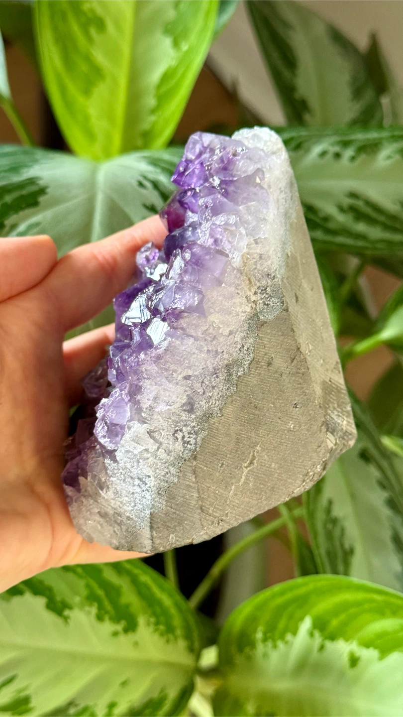 Raw Brazilian Stand-Up Amethyst Crystal - photo 5