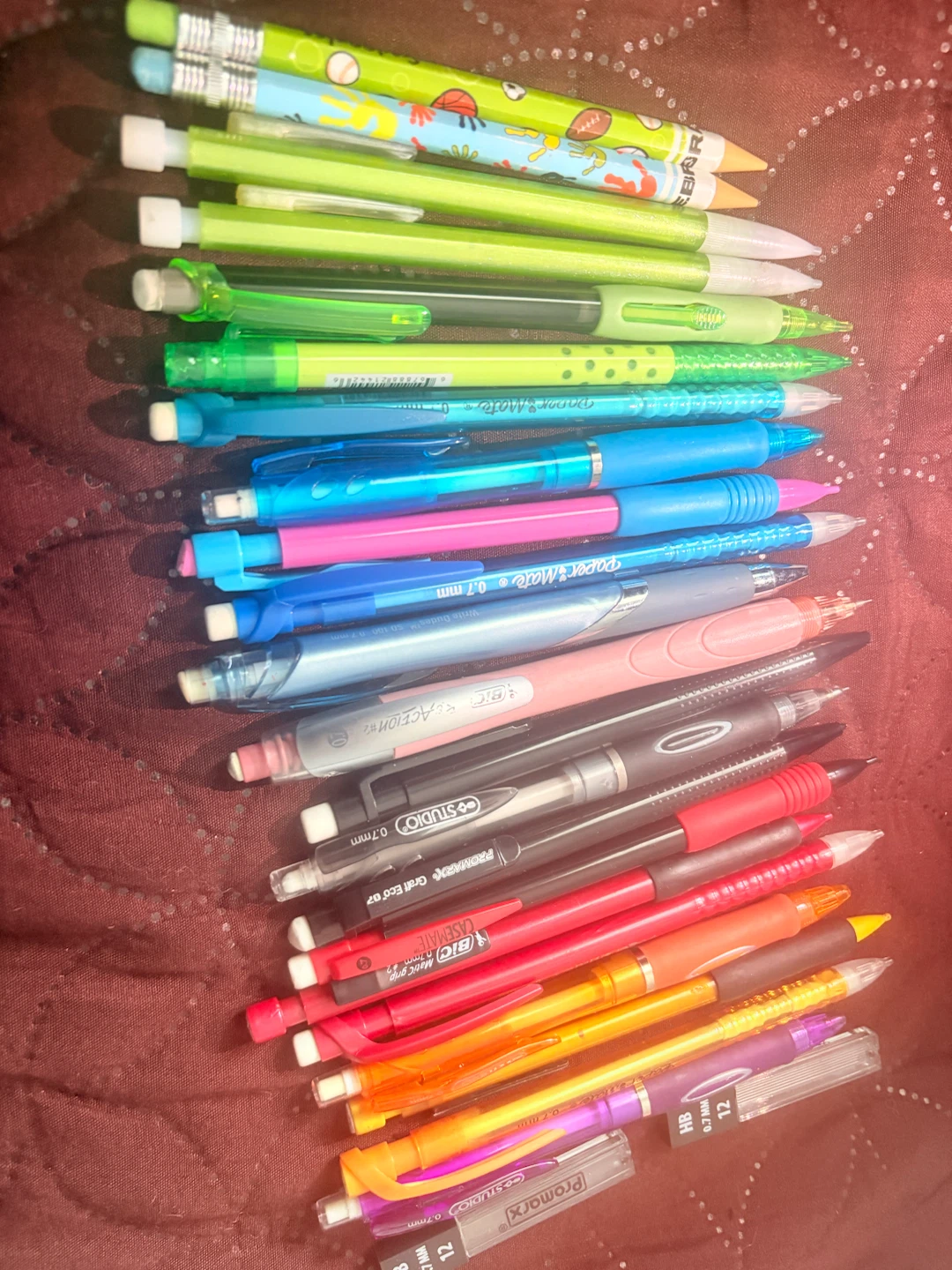 Assorted Mechanical Pencils, 0.7mm lead size , $5/ all