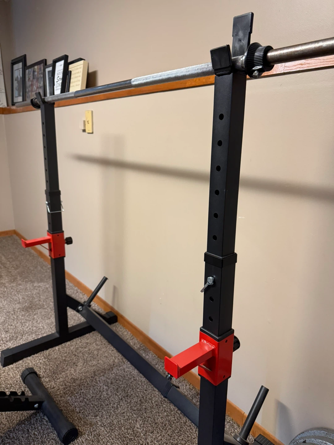 Squat Rack, Bench, and Weight Plates Set - photo 3