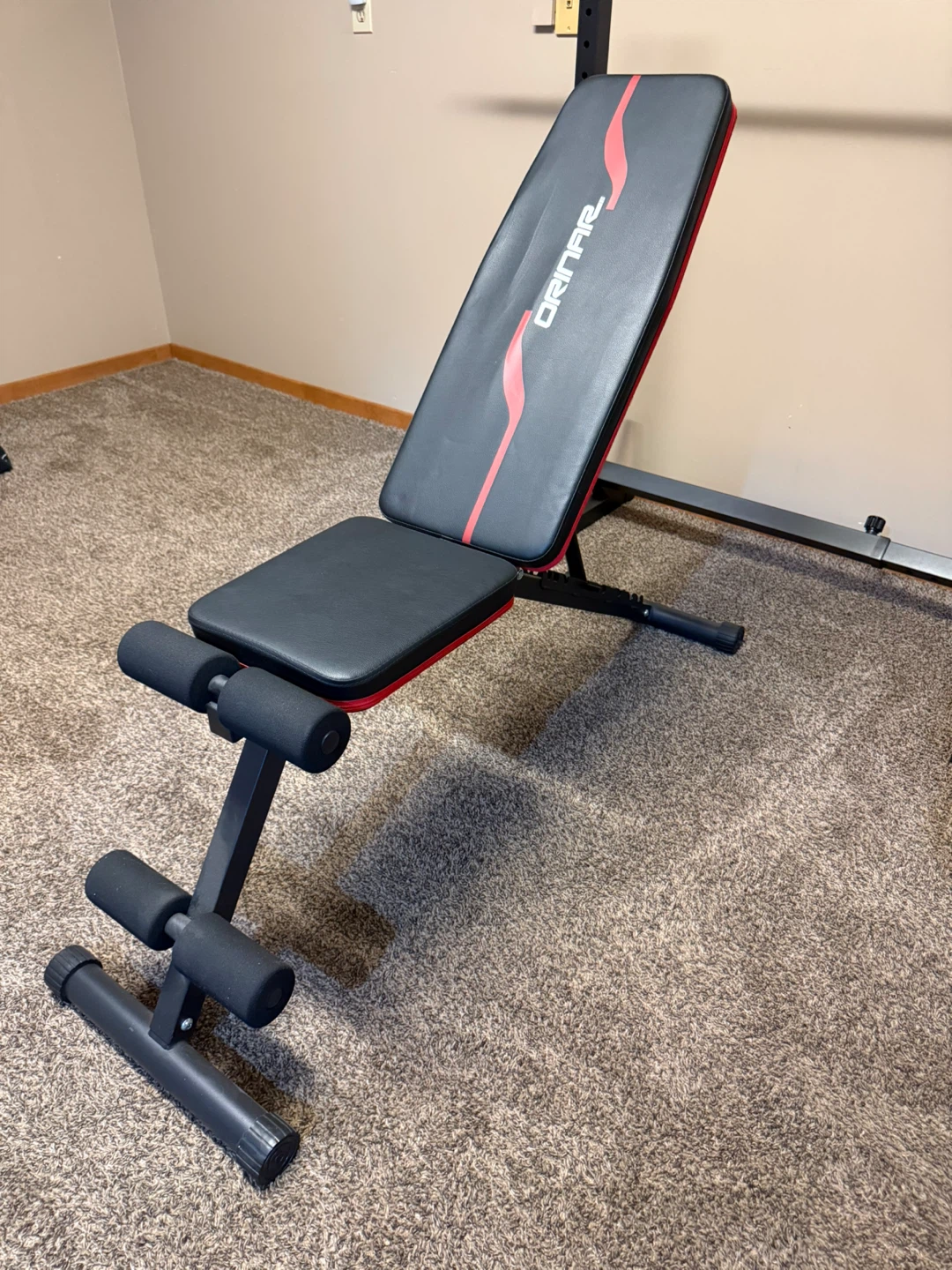 Squat Rack, Bench, and Weight Plates Set - photo 2