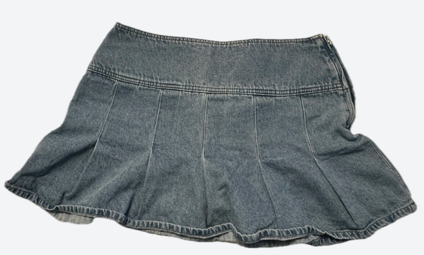 Mini jean skirt
