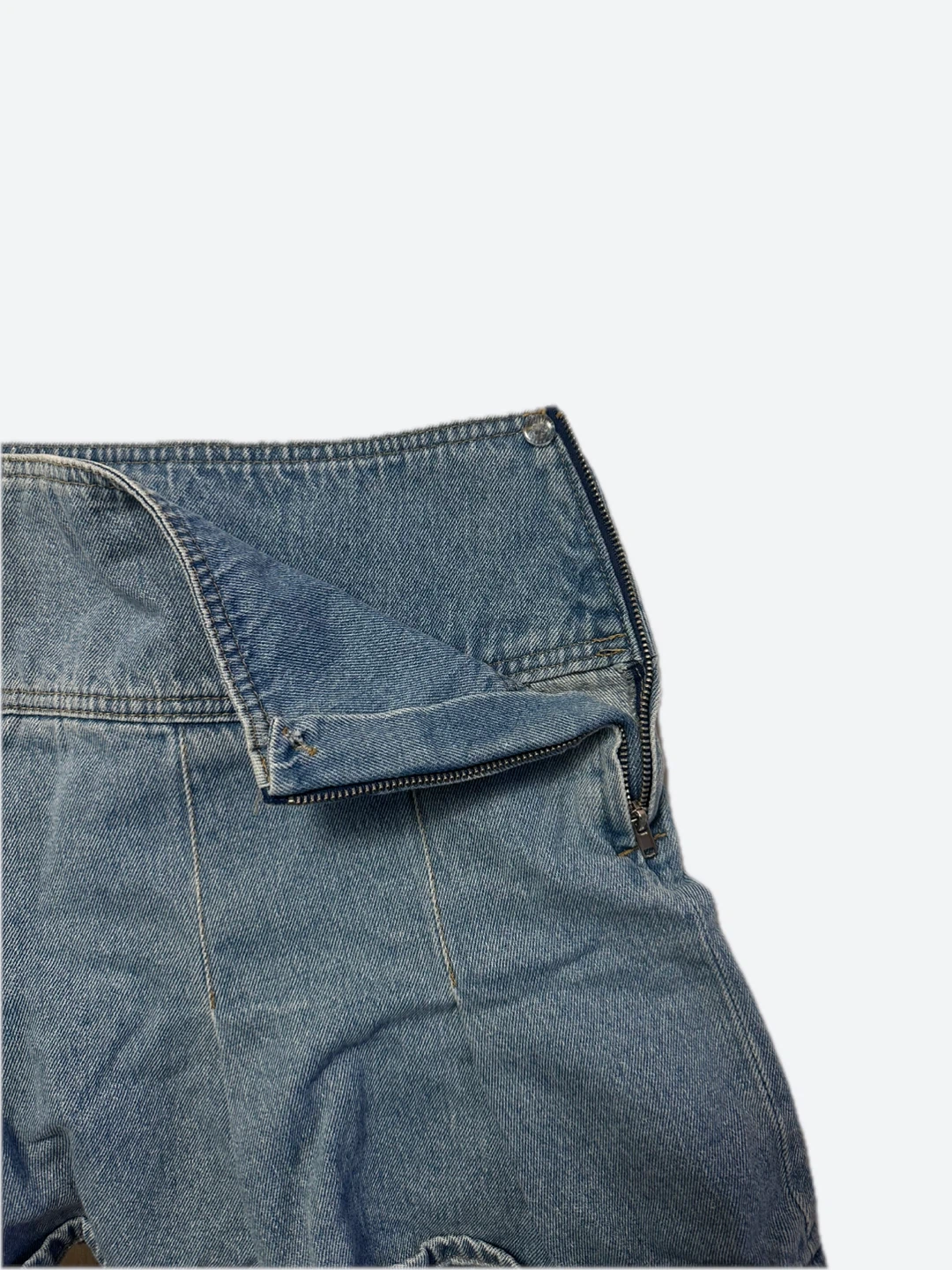 Mini jean skirt - photo 3