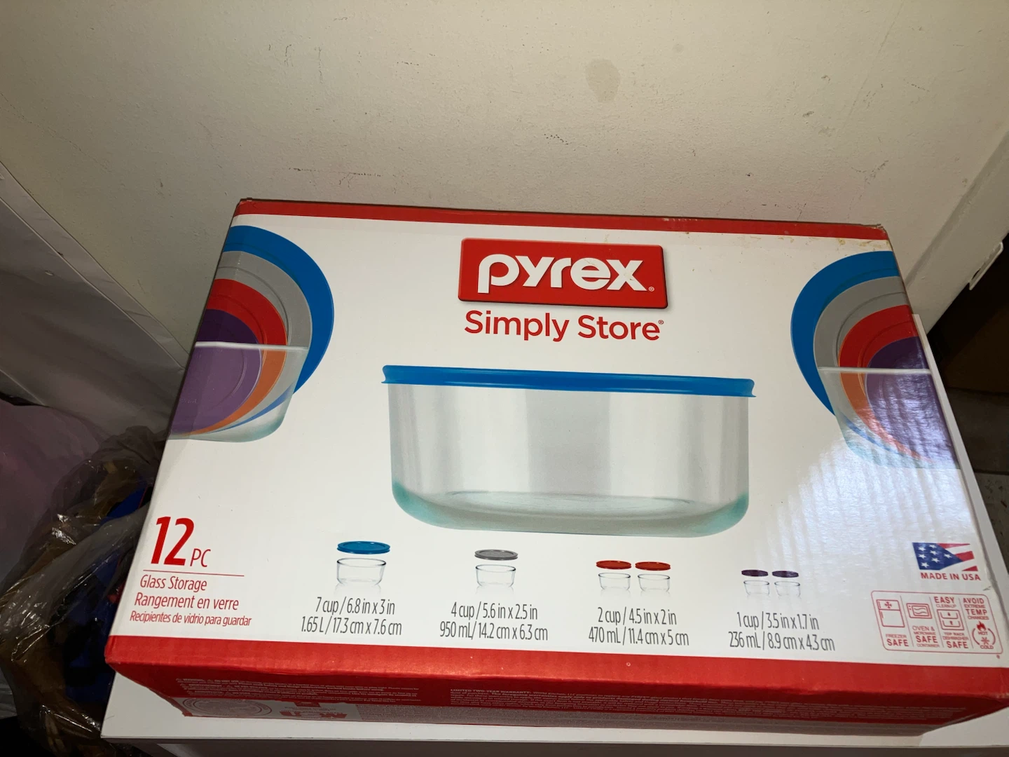 Pyrex Simply Store 12-Piece Glass Storage Set