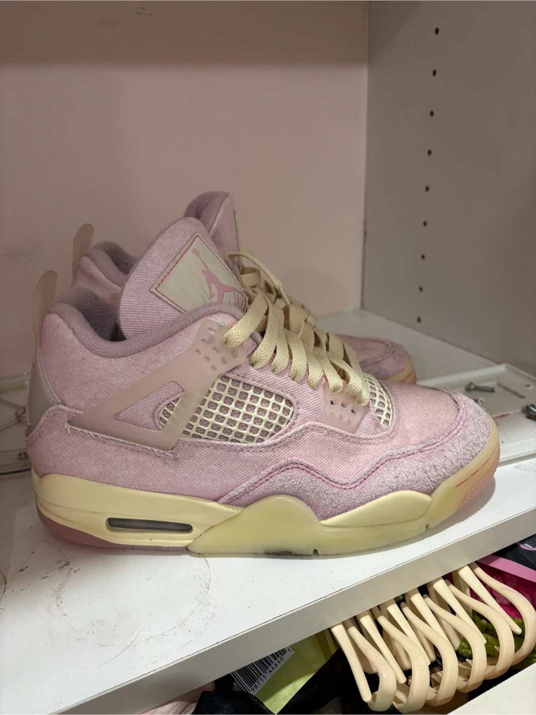 Air Jordan 4 'Sail' (Wmns) Pink Sneakers