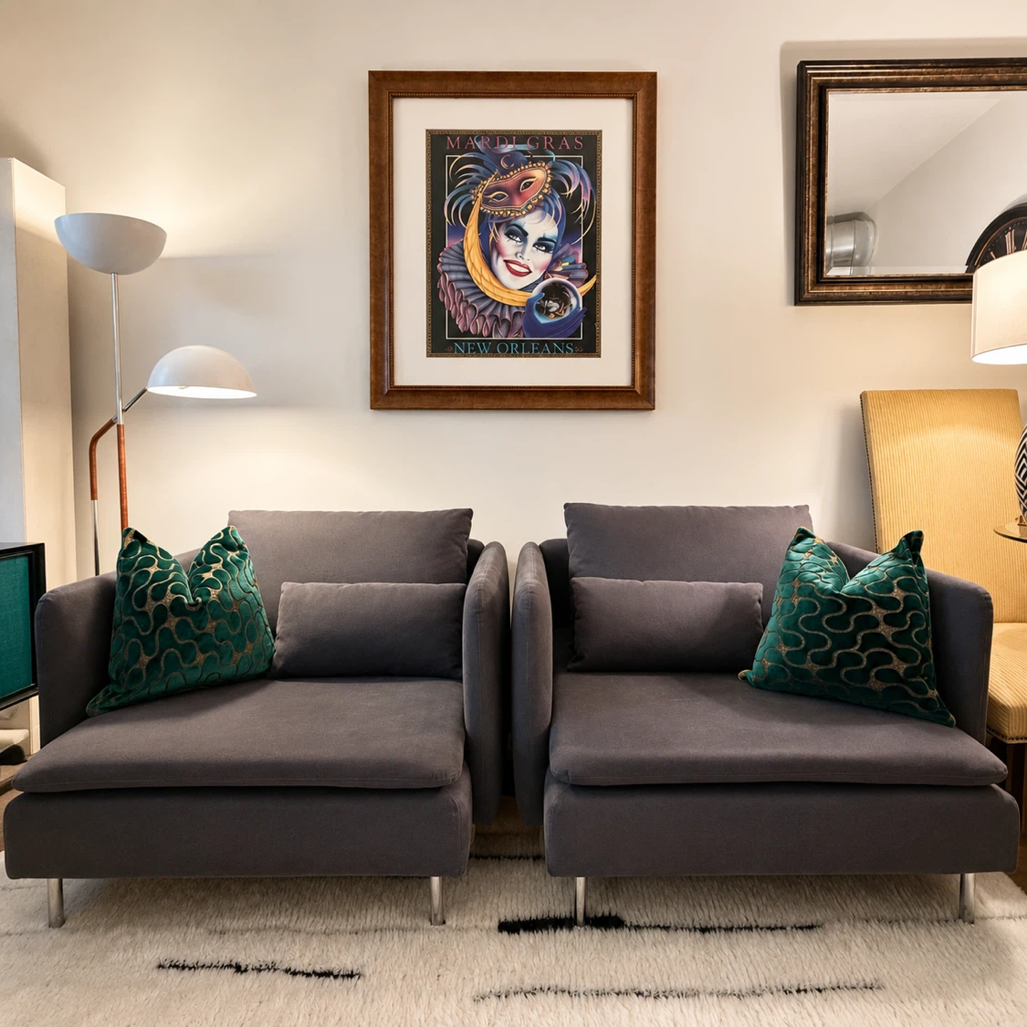 Pair of IKEA Soderhamn Arm Chairs - photo 2