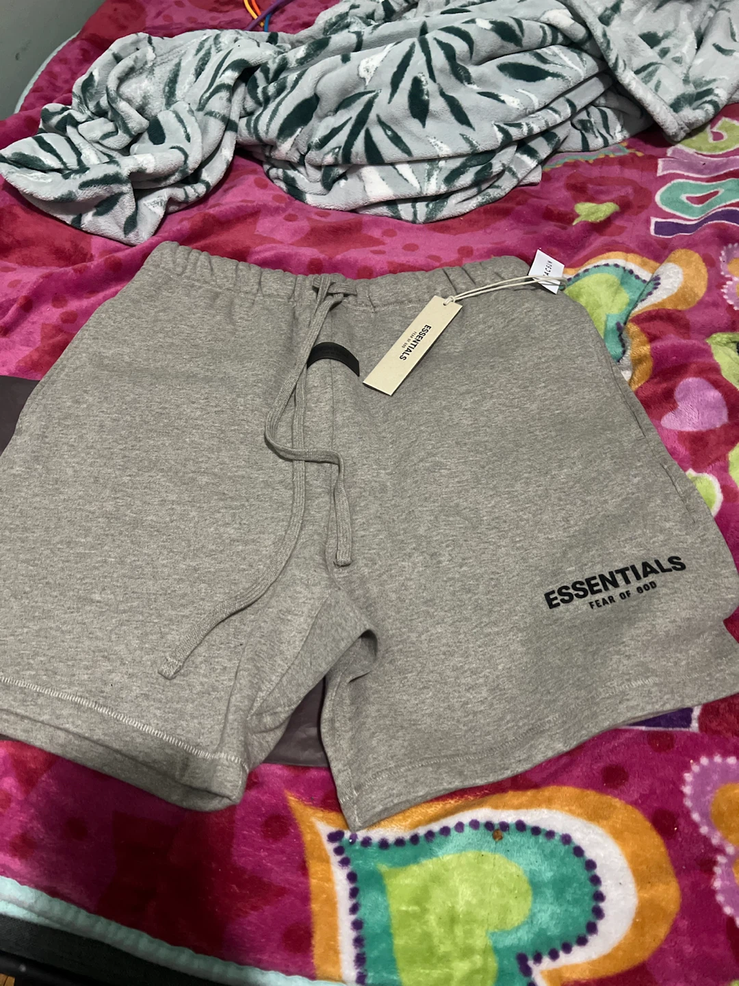 ESSENTIALS Fear of God Grey Sweat Shorts