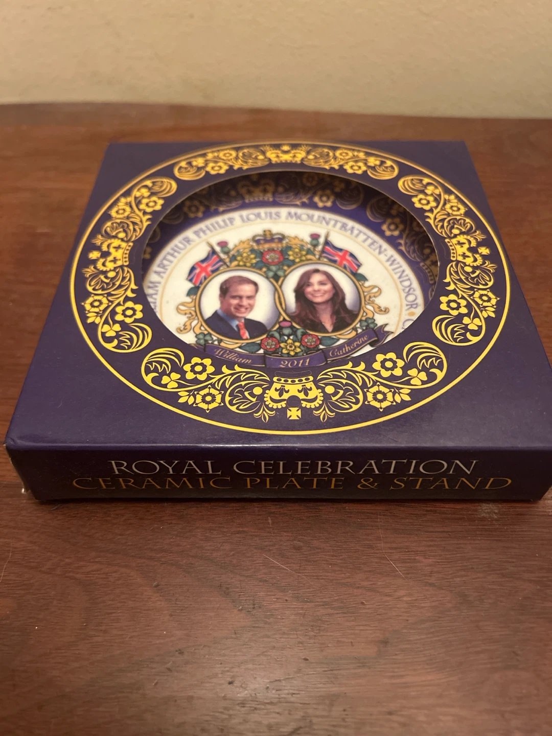 2011 Royal Celebration Ceramic Plate & Stand