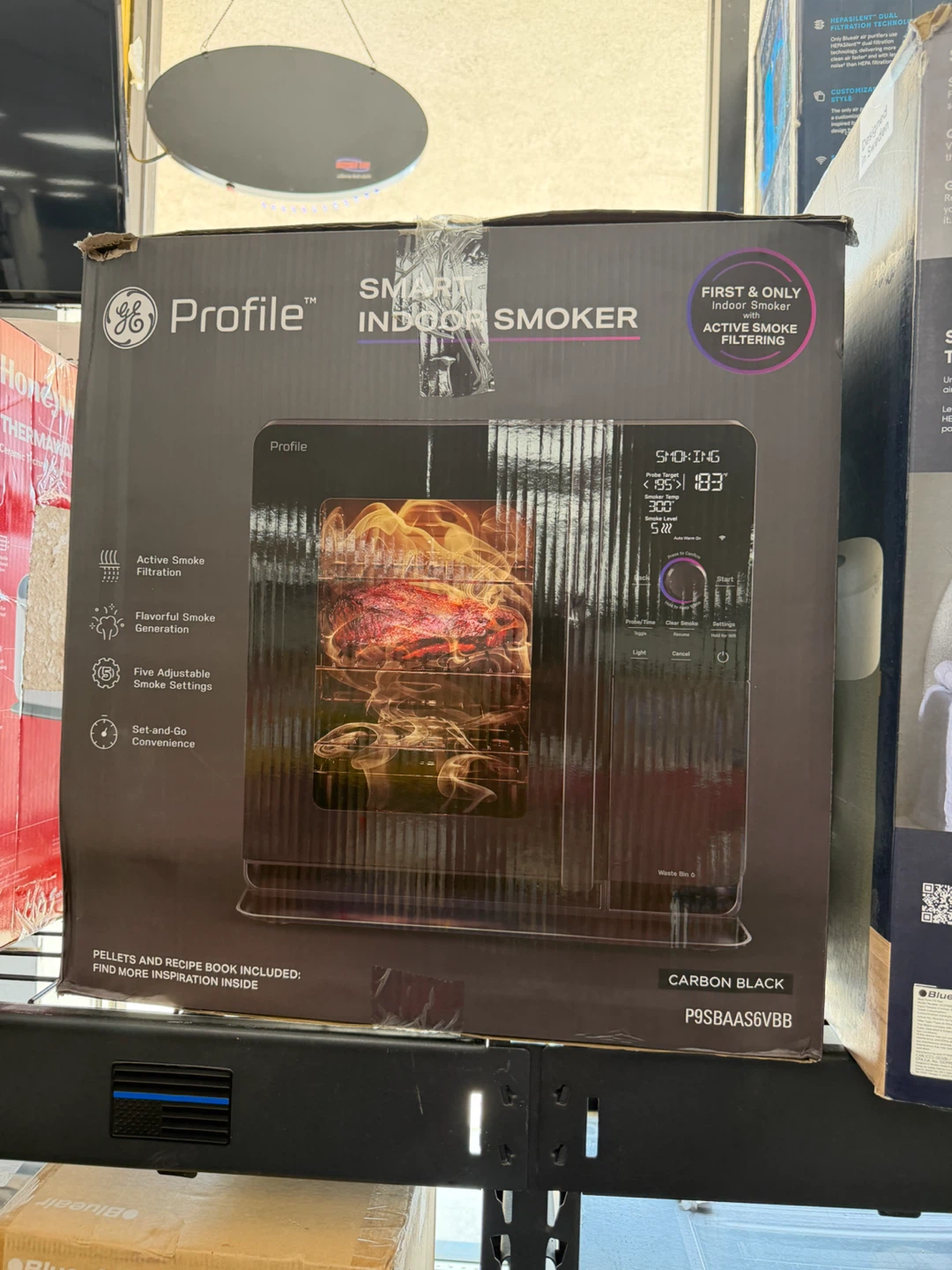 GE Profile Smart Indoor Smoker - Carbon Black