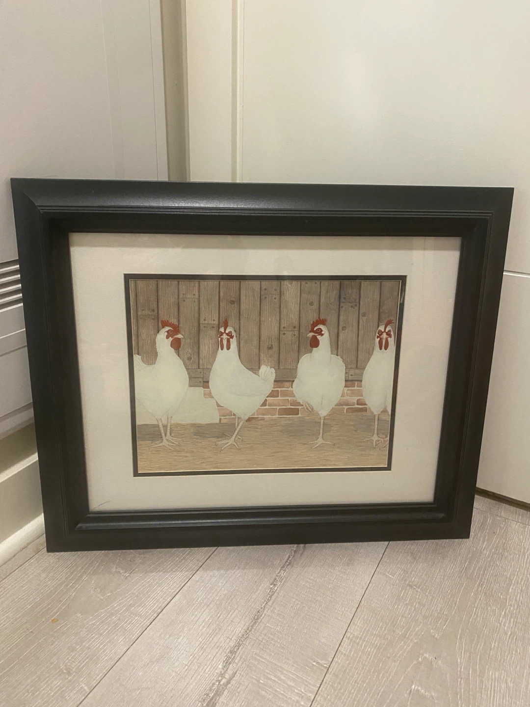 Framed Chicken Picture - photo 3