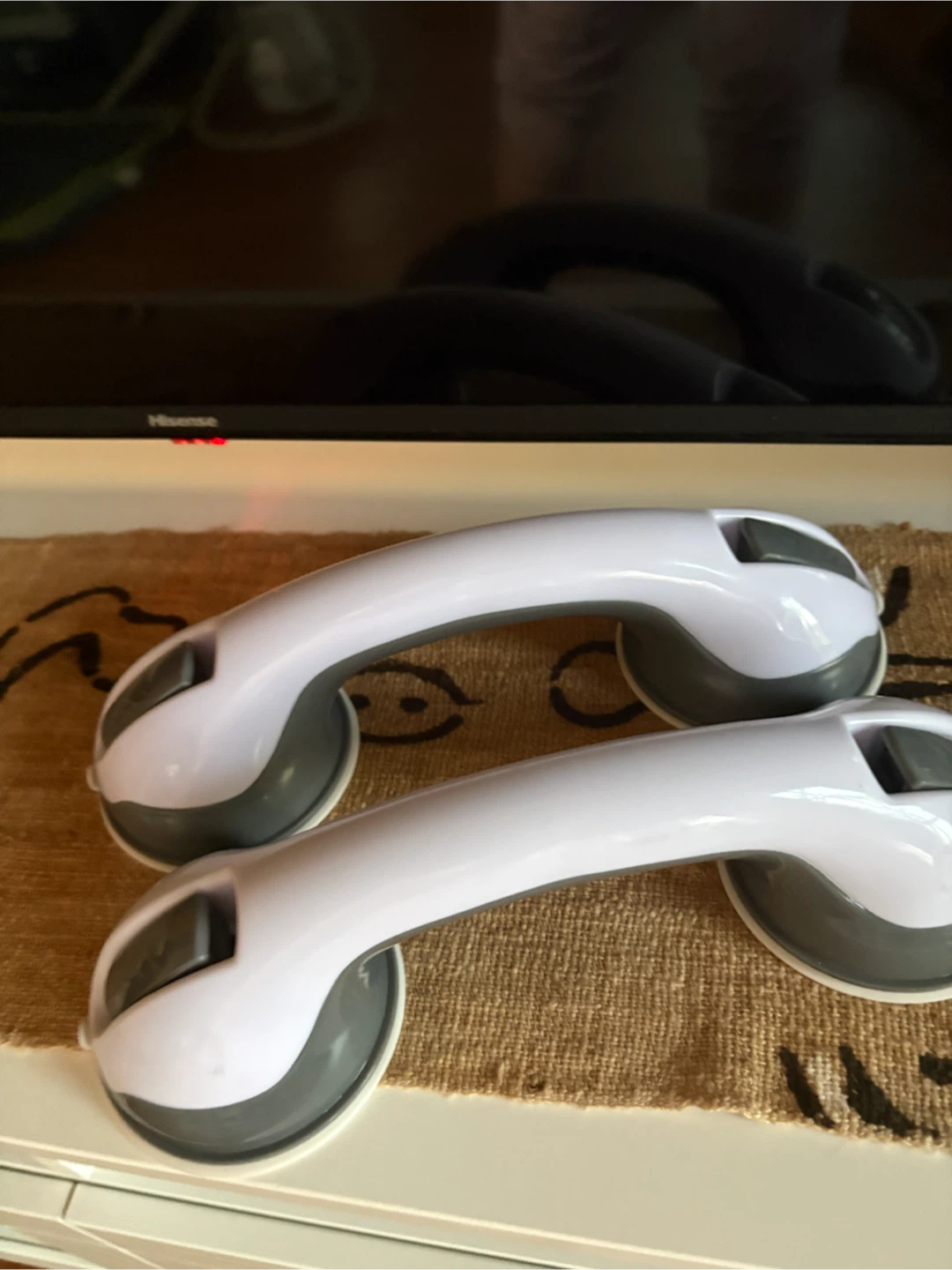 Suction Grab Bar Handles (Set of 2)