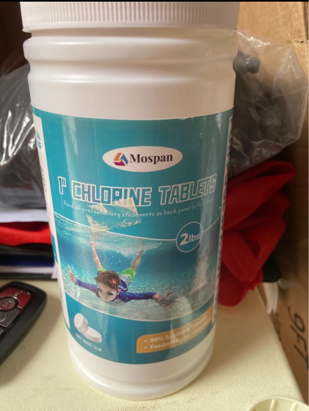 Mospan 1" Chlorine Tablets - 2lbs