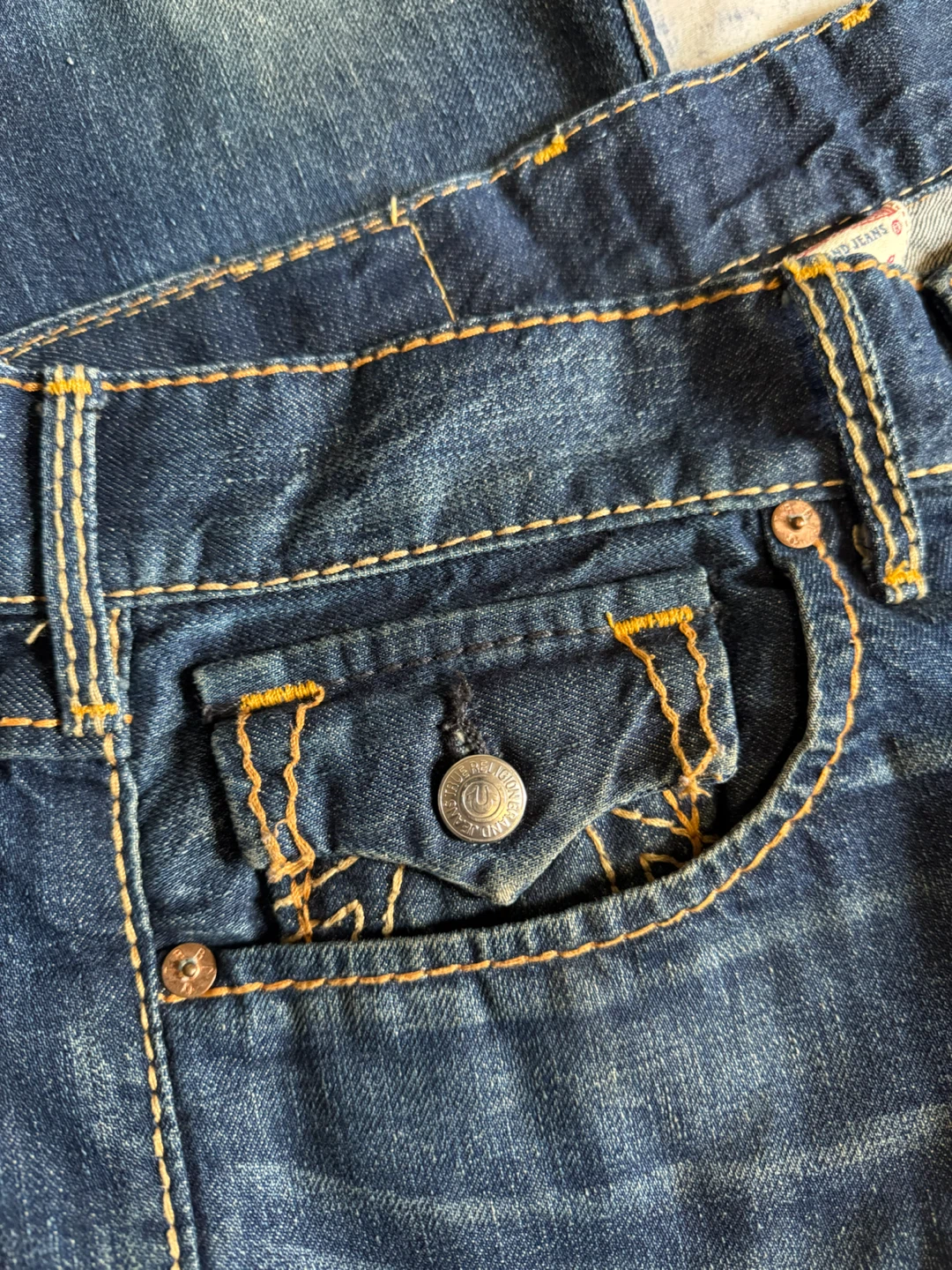 Men’s True Religion Jeans Western Big T Ricky Straight Fit - photo 2