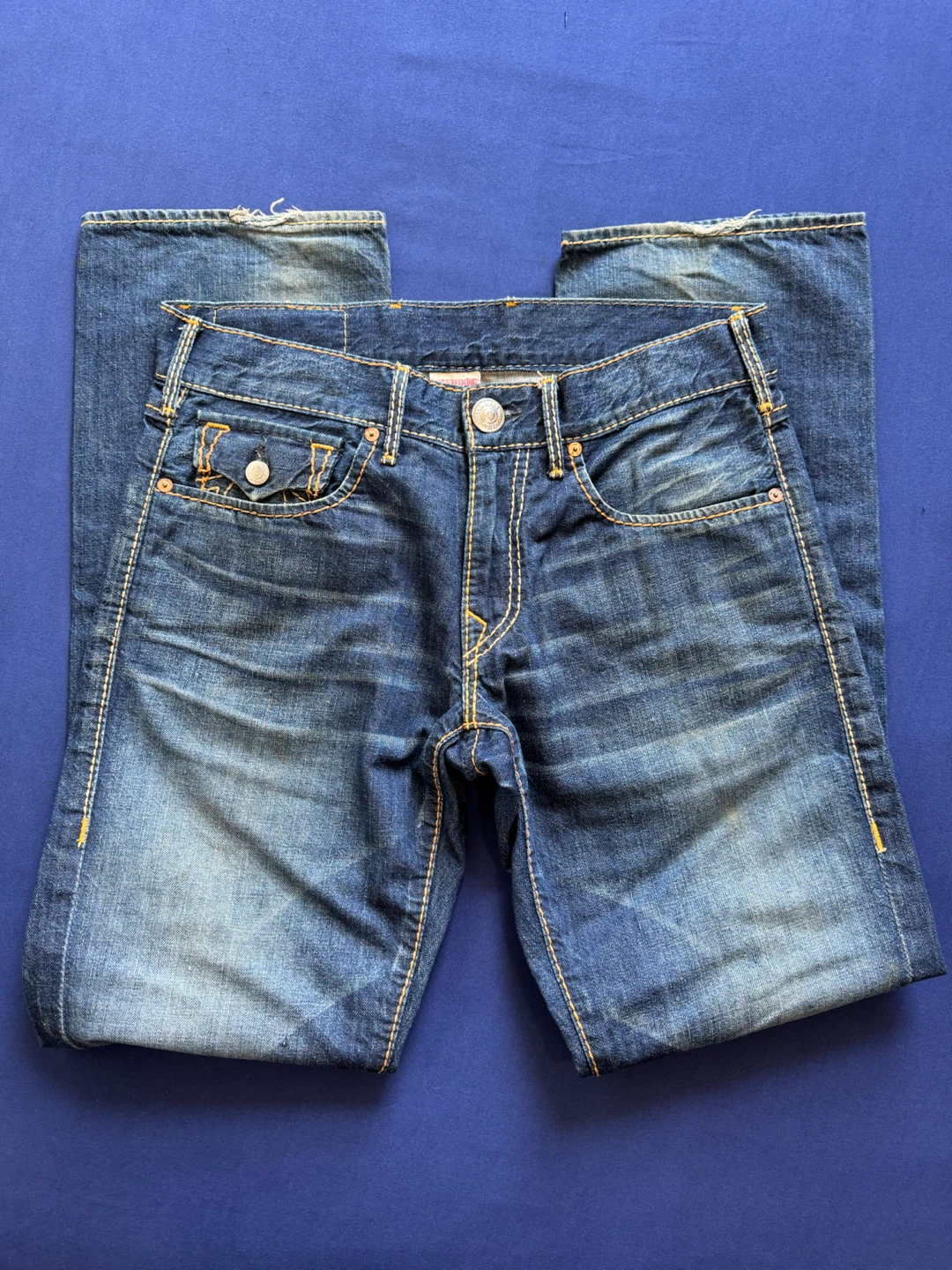 Men’s True Religion Jeans Western Big T Ricky Straight Fit - photo 3