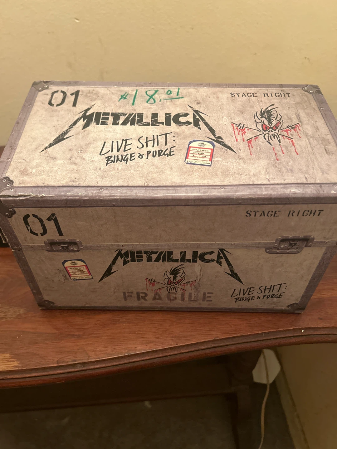 1993 Metallica Live Shit: Binge & Purge Box Set (VHS & CD)