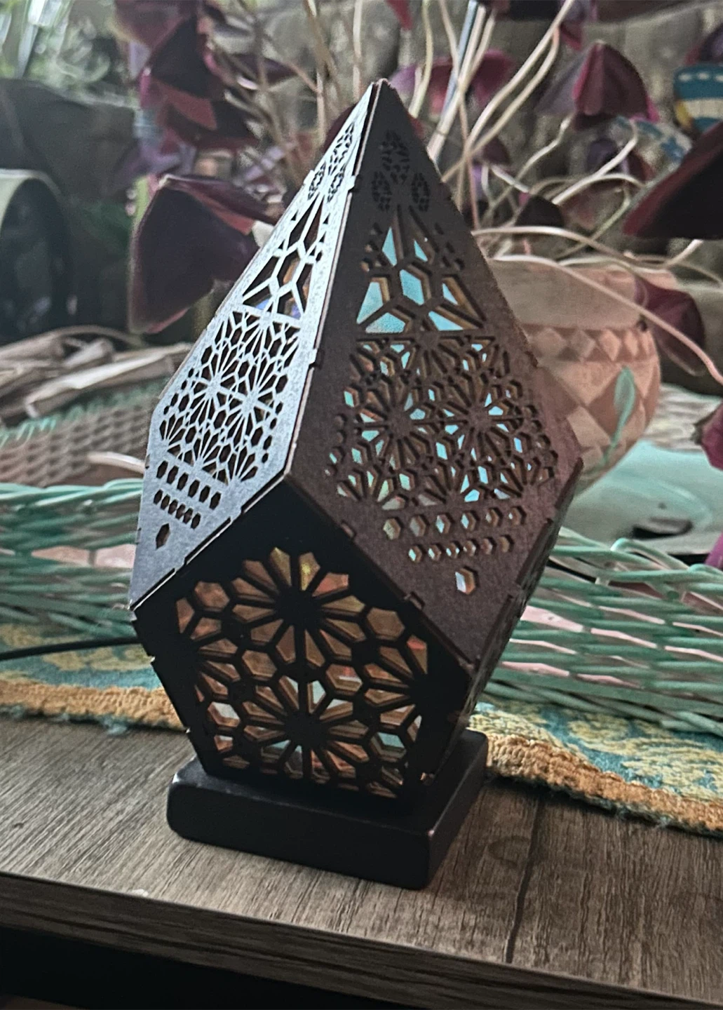 Decorative Geometric Lantern Lamp