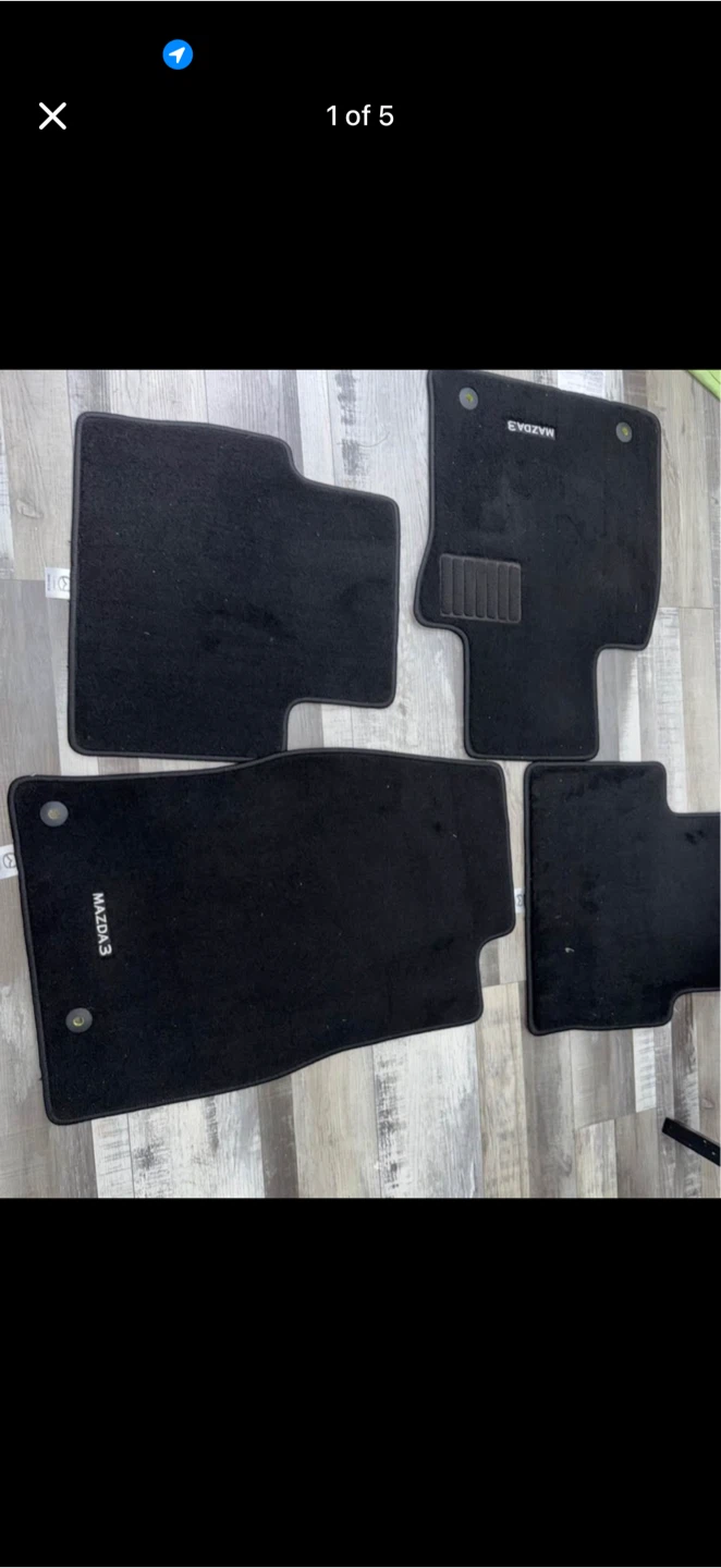 Mazda 3 carpet floor mats - photo 2