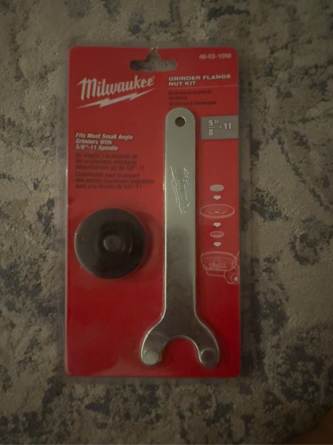 Milwaukee Grinder Flange Nut Kit 48-03-1050