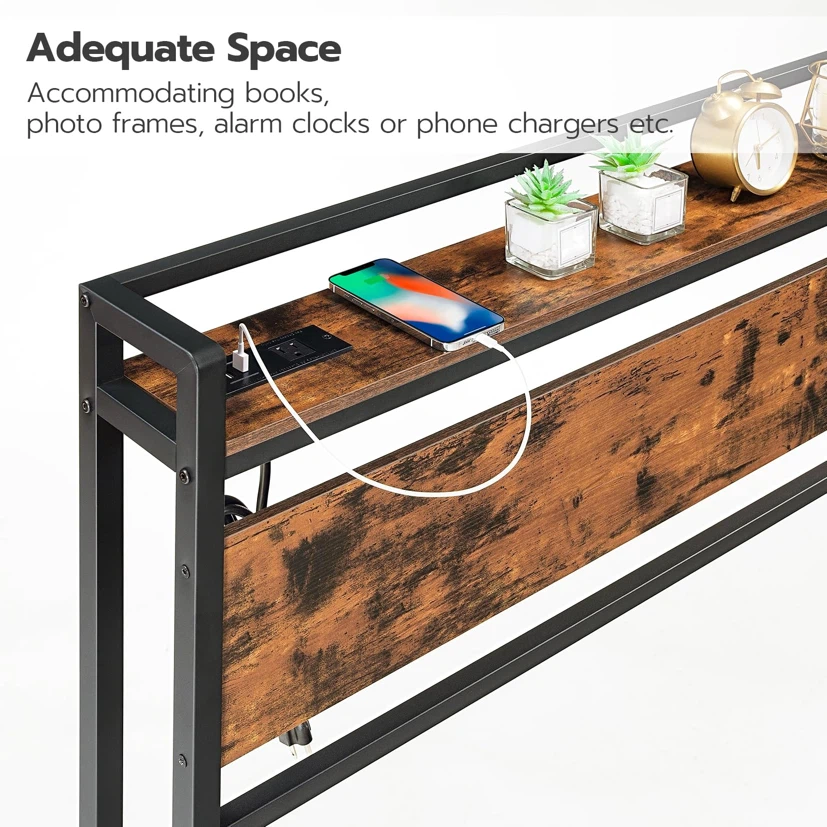 HOOBRO Queen Headboard Only,2 Outlets and 4 USB Ports - photo 3