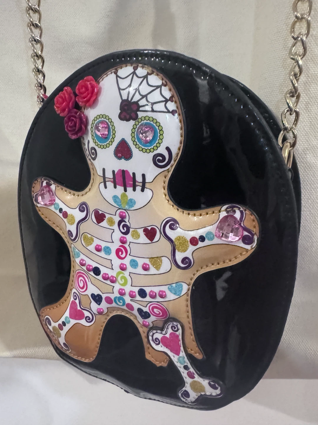 Betsey Johnson Skeleton Crossbody Bag