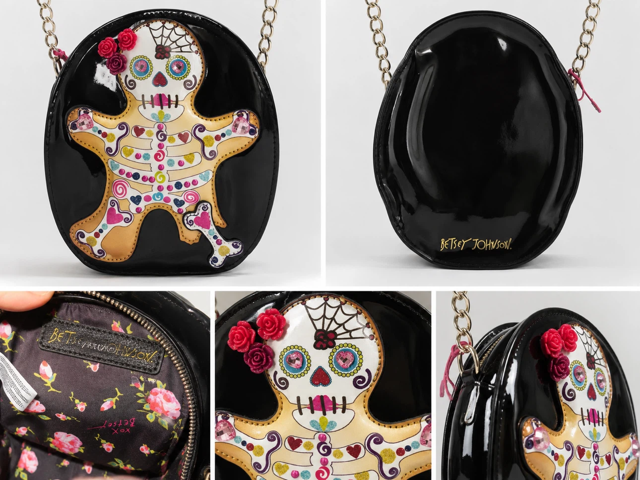 Betsey Johnson Skeleton Crossbody Bag - photo 2
