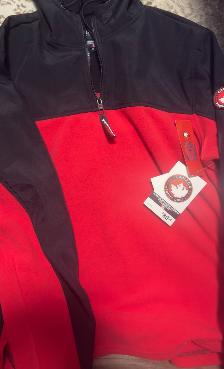 Canada Weather Gear Fleece Pullover Hoodie