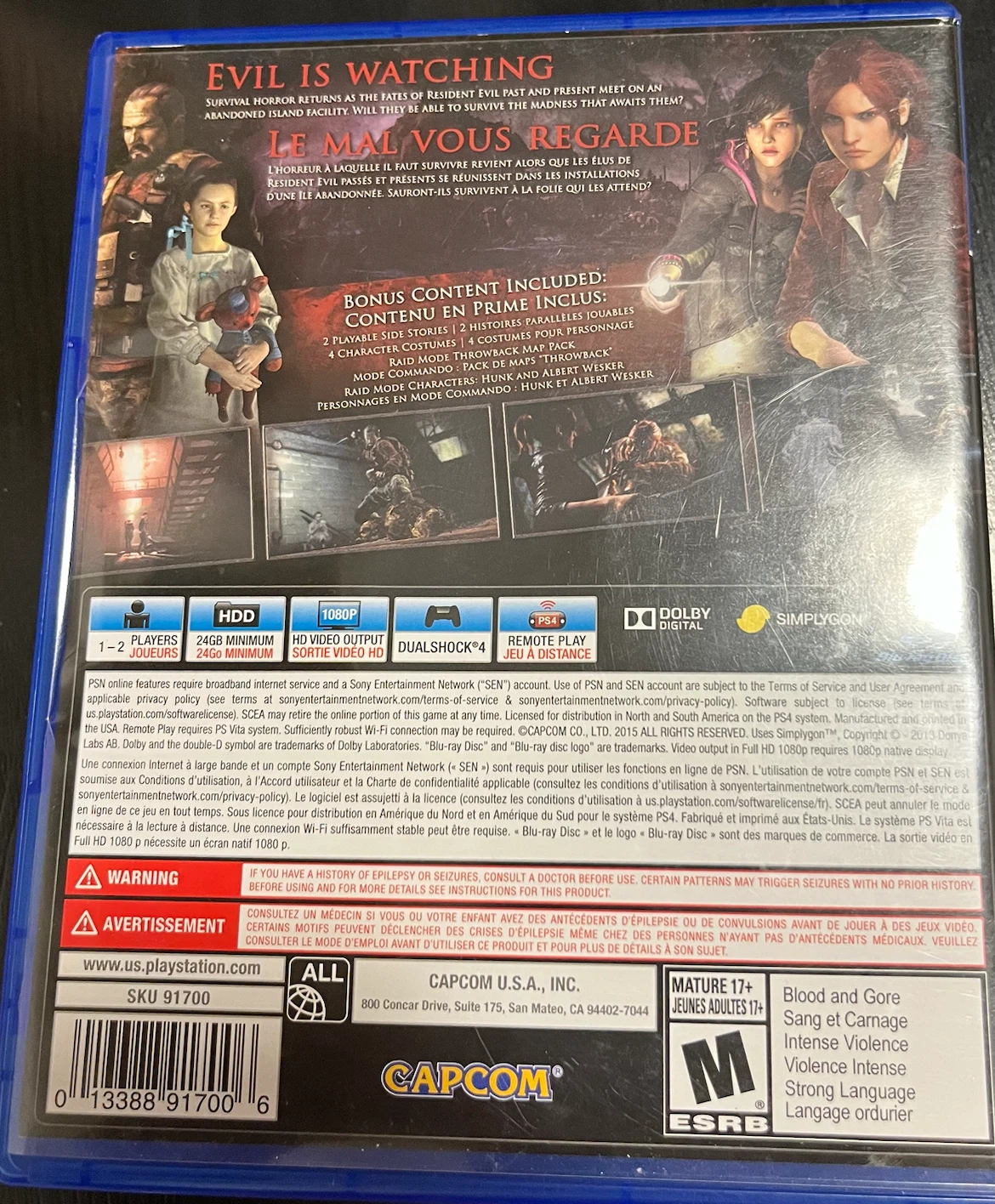 Resident Evil: Revelations 2 PS4 Game - photo 2
