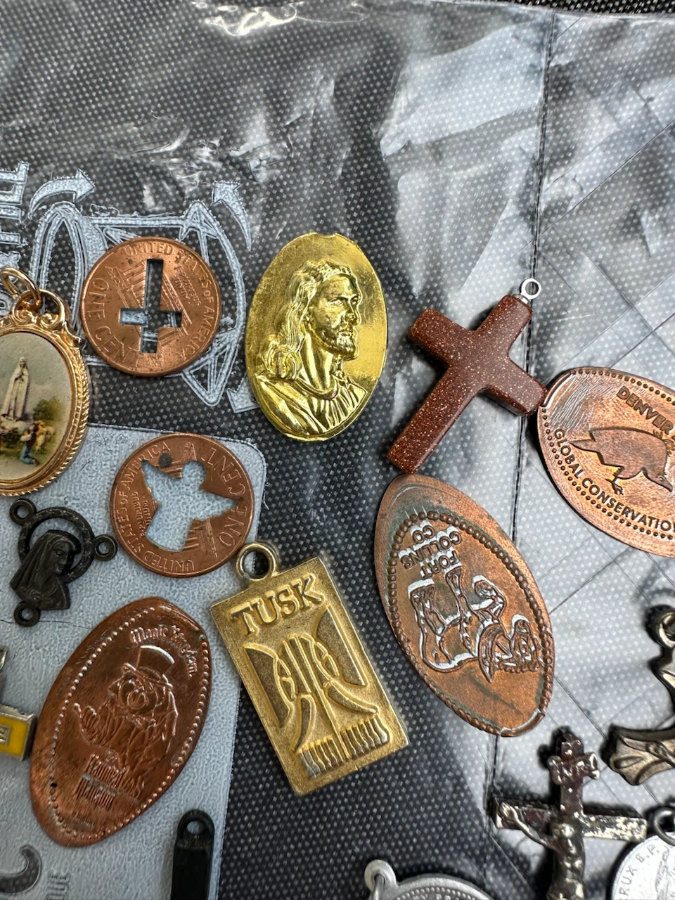Assorted Vintage/Antique Religious Charms and Medallions - photo 5
