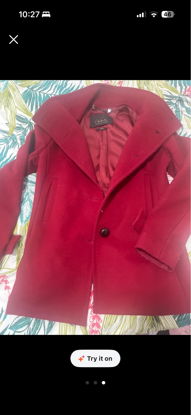T.Babaton Virgin Wool & Cashmere Coat - photo 2