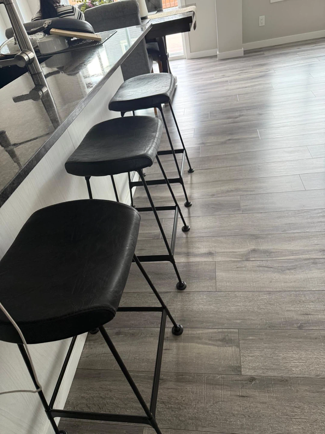 Black Bar Stools (Set of 4) - photo 2