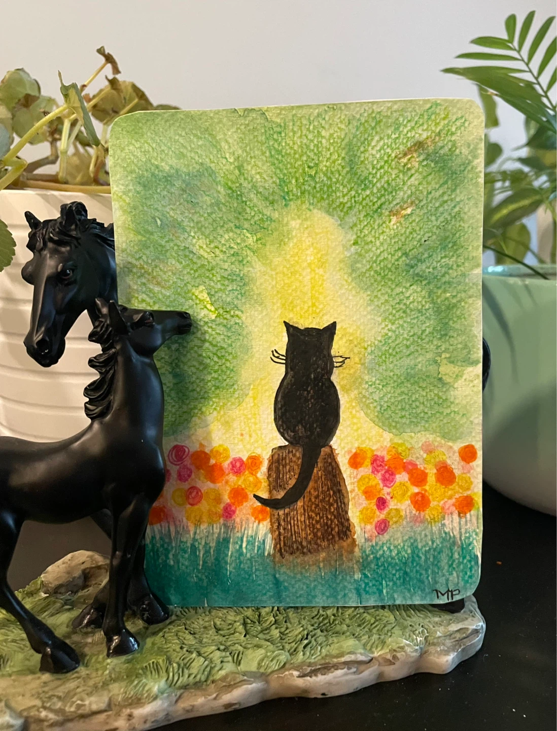 Watercolour Animals painting 5x7 - photo 5