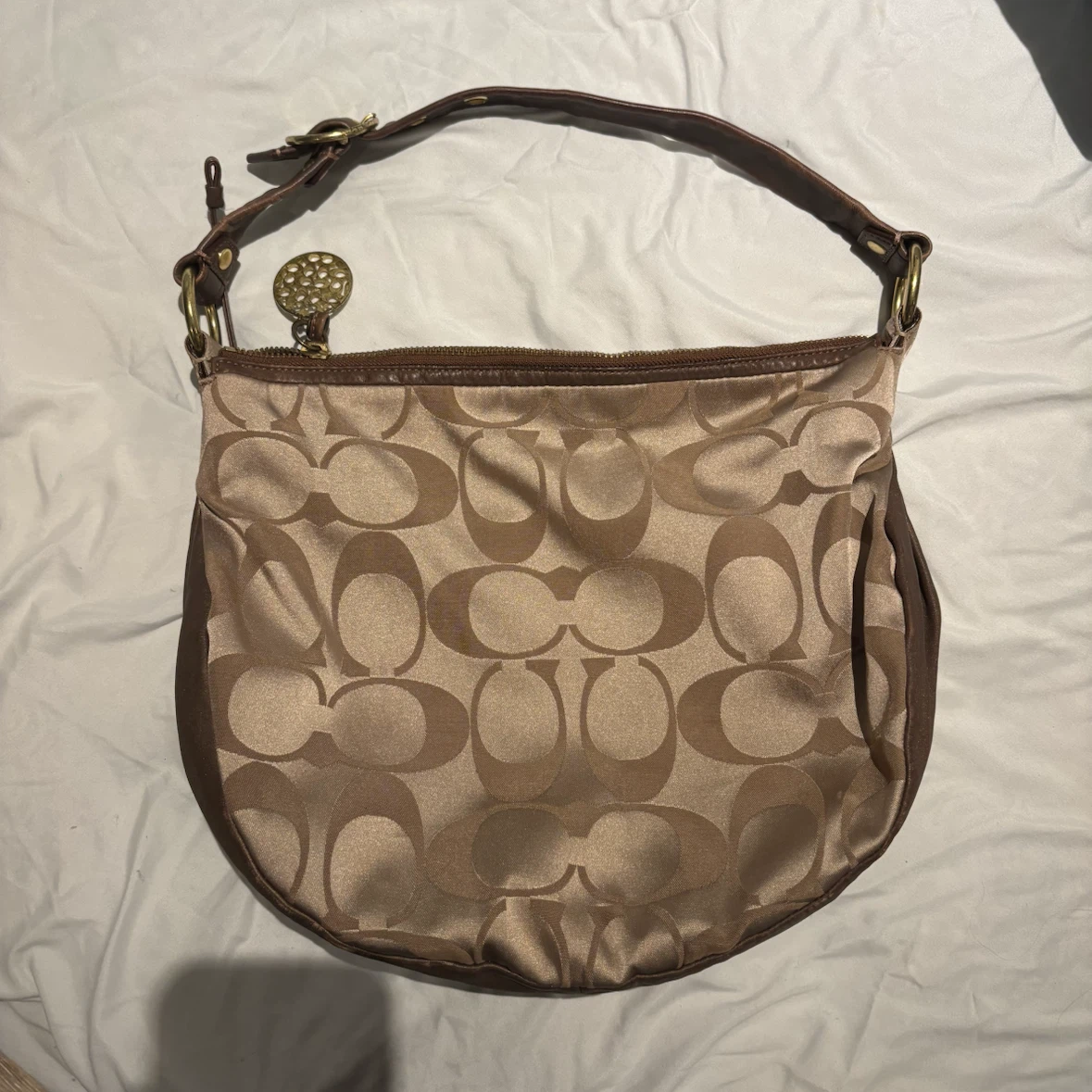 Coach Monogram Shoulder Bag y2k vintage rare juicy