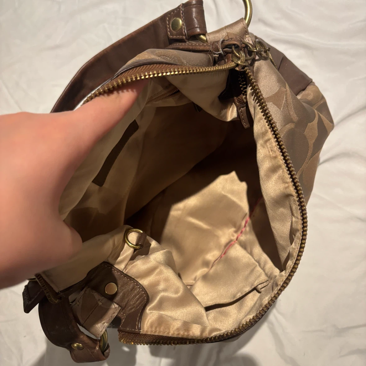Coach Monogram Shoulder Bag y2k vintage rare juicy - photo 4