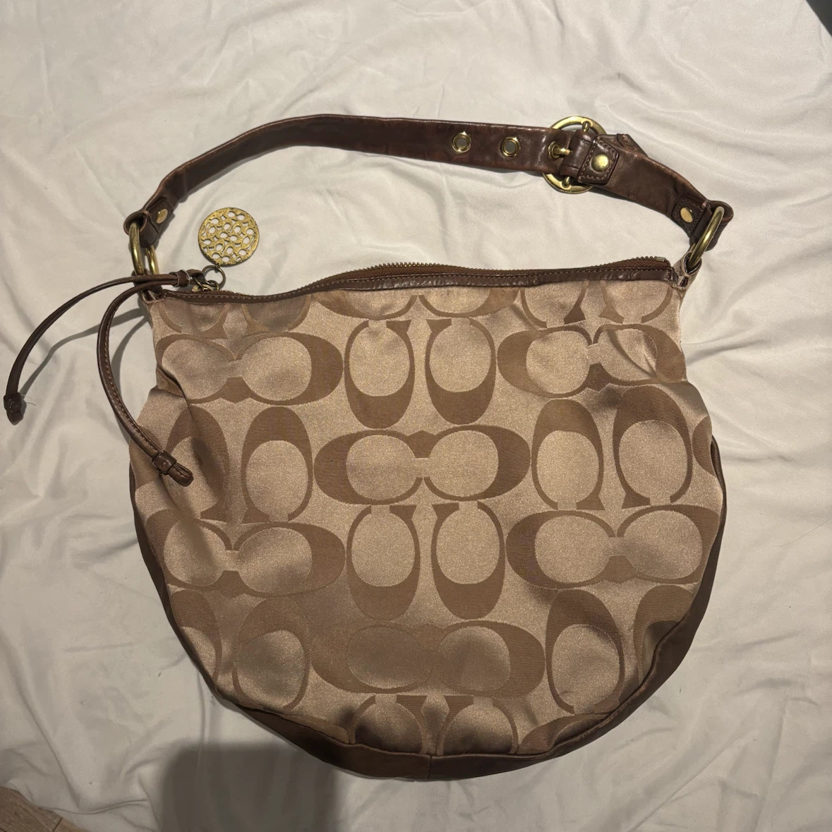 Coach Monogram Shoulder Bag y2k vintage rare juicy - photo 5