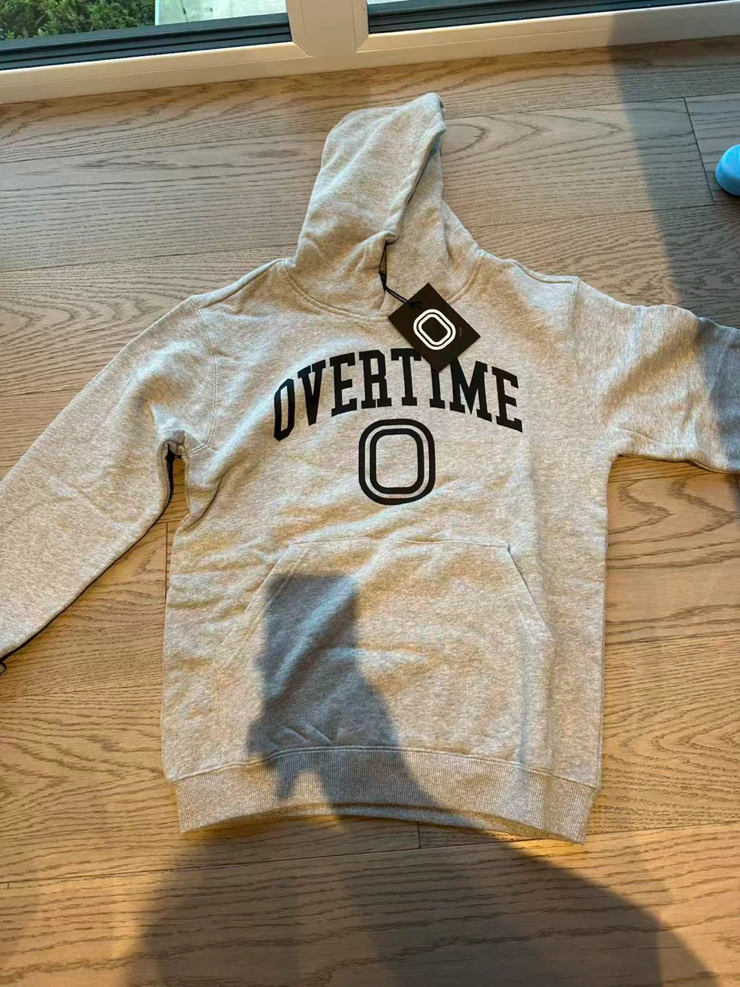 Overtime Grey Hoodie xs men