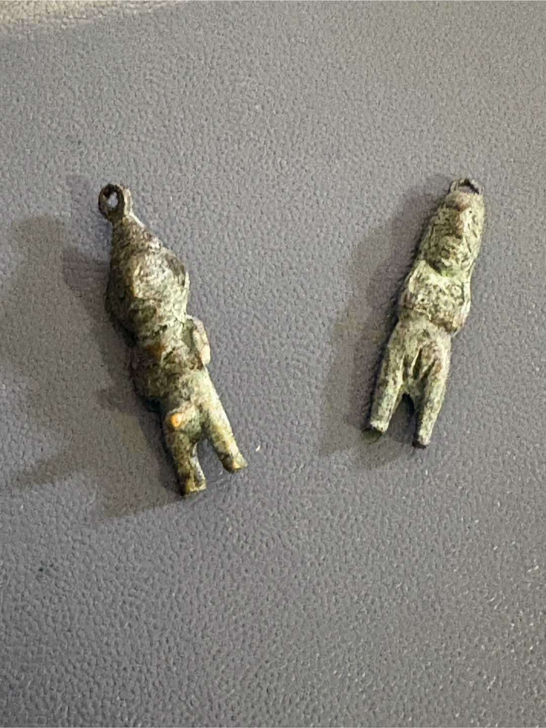 Ancient bronze Metal Figurines - Set of 2 - photo 2