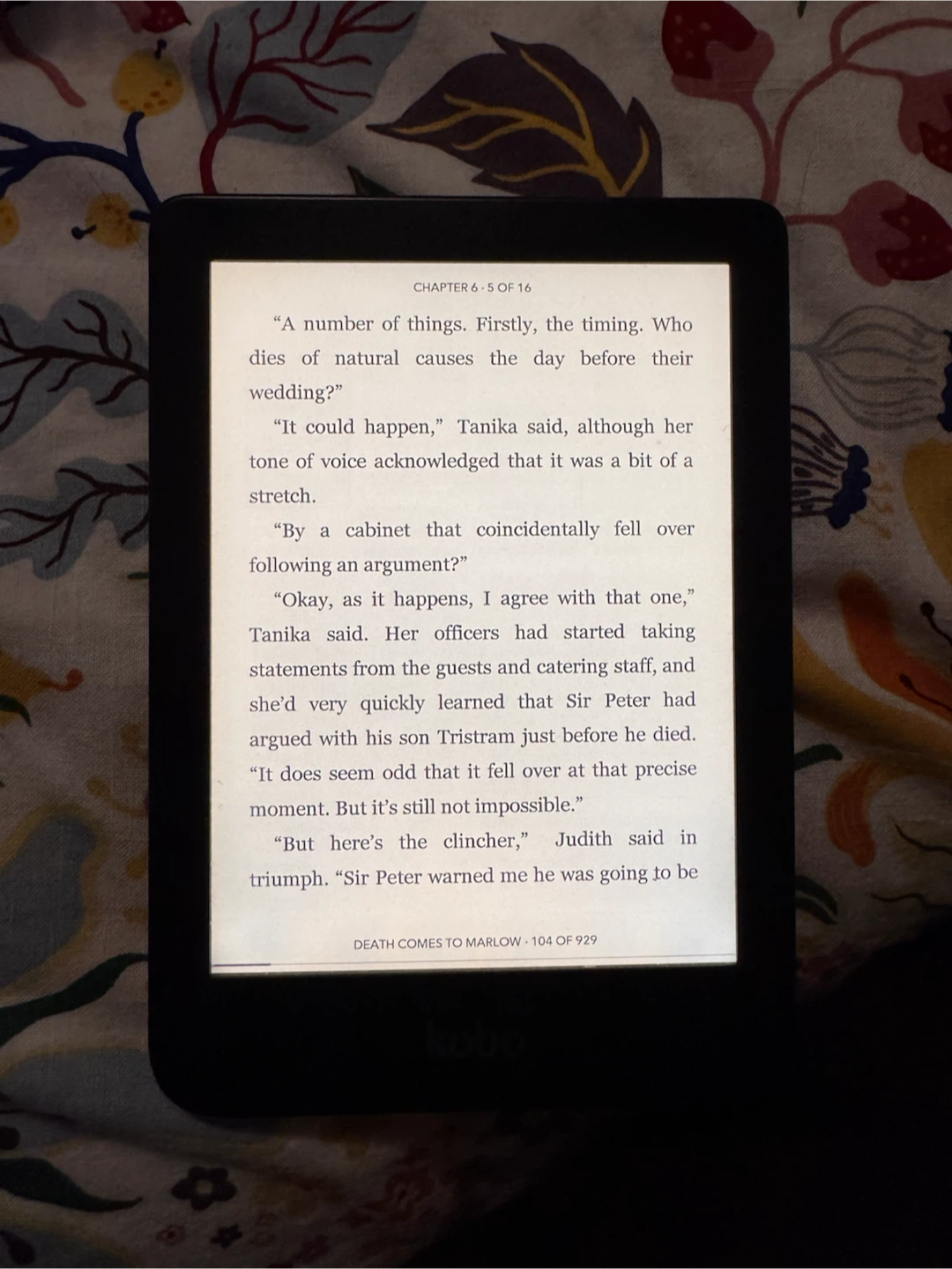 Kobo Clara 2E with silicon protector & strap. From early 2024.